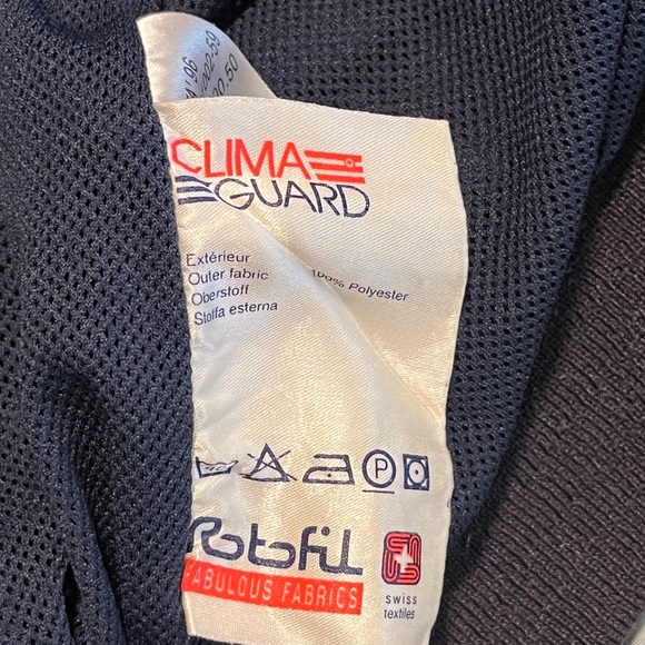 Navy Cutter & Buck Climaguard Pullover Quarter Zip Golf Windbreaker Jacket XXL - Picture 6 of 11